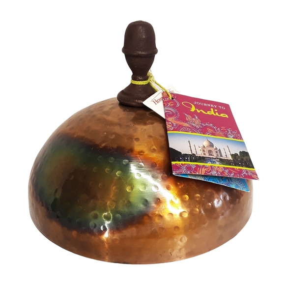 HOME GOODS Journey To India Bronze Colored Metal Like Home Decoration Piece NWT - Picture 1 of 7